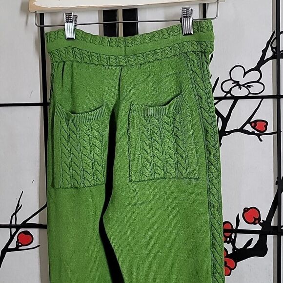 Paola Bernardi Green Knit Sweat/ Lounge Pants - Picture 5 of 10